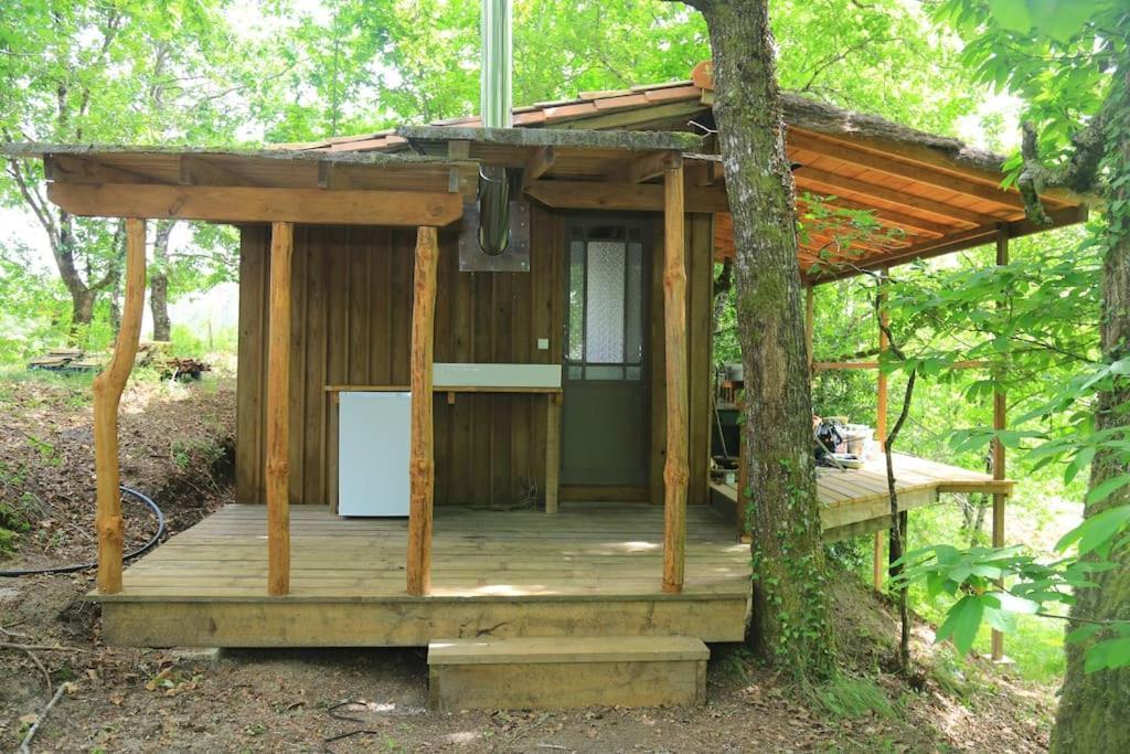 Cabane Au Coeur De La Foret Des Landes De Gascogne Belin-Beliet Bagian luar foto