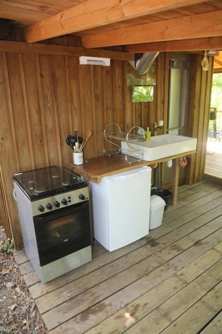 Cabane Au Coeur De La Foret Des Landes De Gascogne Belin-Beliet Bagian luar foto